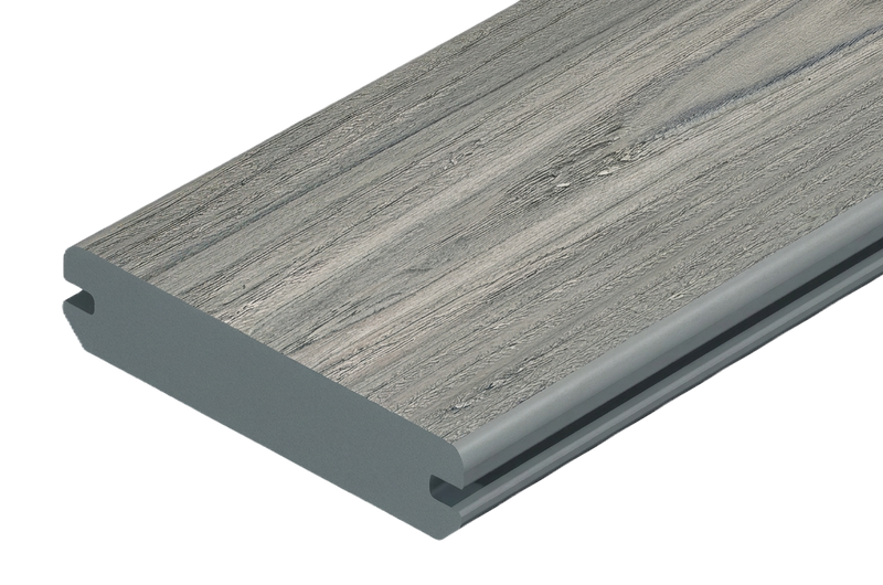 AmeriDex Beachwood cellular PVC deck board color sample