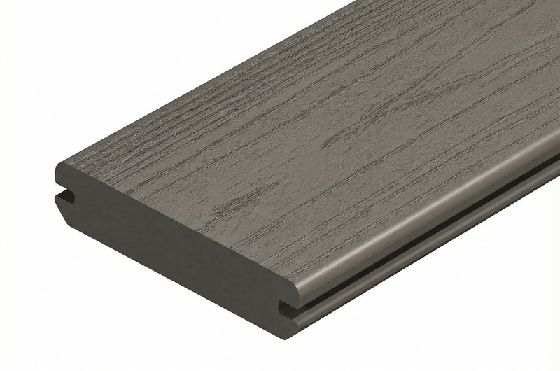 AmeriDex Slate cellular PVC deck board color sample